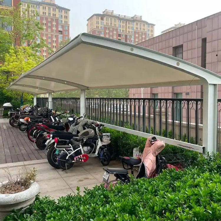 喀喇沁左翼蒙古族自治县膜结构电动车棚